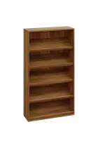 KNI 12 regál knihovnický, sklon polic 30° lamino - ořech světlý